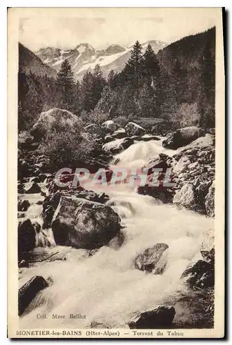 Cartes postales Monetier les Bains Htes Alpes Torrent du Tabuc