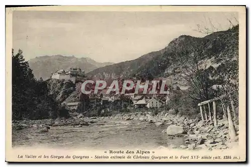 Cartes postales Route des Alpes La Vallee et les Gourges du Queyras