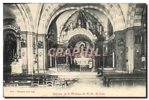 Cartes postales Interieur de la Basilique de ND du Laus