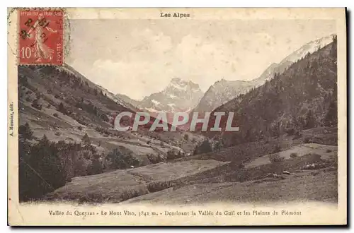 Ansichtskarte AK Les Alpes Vallee du Queyras Le Mont Viso Dominant la Vallee du Guil et les Plaines du Piemont