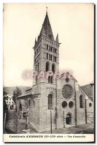 Ansichtskarte AK Cathedrale d'Embrun Vue d'ensemble