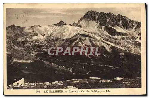 Ansichtskarte AK Le Galibier Route du Col du Galibier