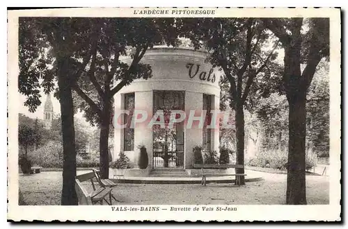 Ansichtskarte AK Vals les Bains Buvette de Vais St Jean