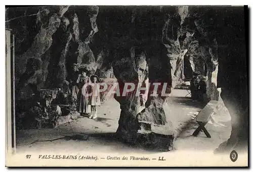 Cartes postales Vals les Bains Ardeche Grottes des Vivaraises