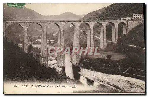 Cartes postales Env de Tournon Le Viaduc