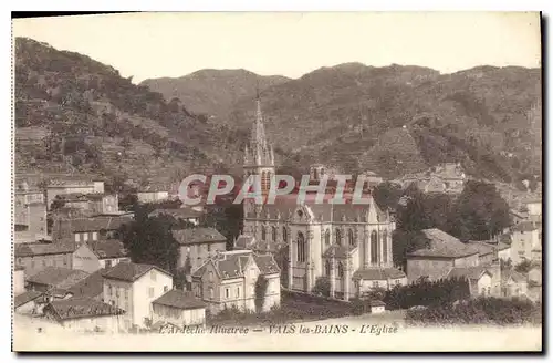 Ansichtskarte AK L'Ardeche Ilustree Vals les Bains L'Eglise