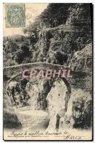 Cartes postales Pont du Diable pres Thueyts