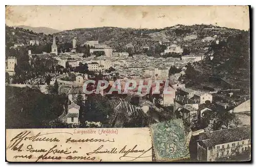 Cartes postales L'Argentiere Ardeche