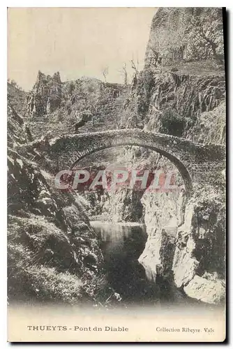 Cartes postales Thueyts Pont du Diable