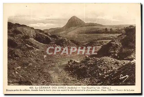 Ansichtskarte AK La Gerbier des Joncs Ardeche Vue Nord Est