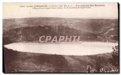 Ansichtskarte AK Le Lac d'Issarles Ardeche Vue prise du Suc Ramenou