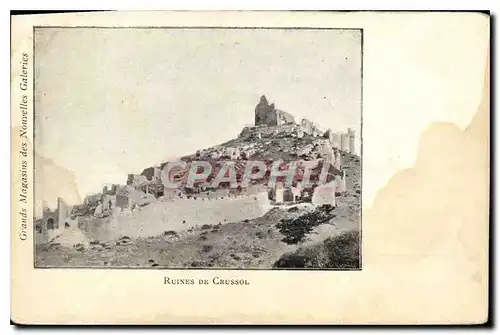Cartes postales Ruines du Crussol