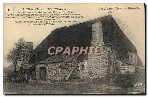 Ansichtskarte AK La Chaumiere des Princes Sur la route du Gerbier au Mezenc Ardeche