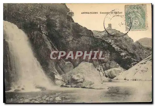 Cartes postales Antraygues Cascade de l'Azuel