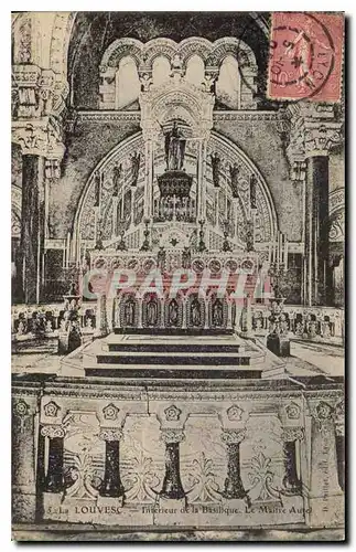 Cartes postales La Louvesc Interieur de la Basilique Le Maitre Autel