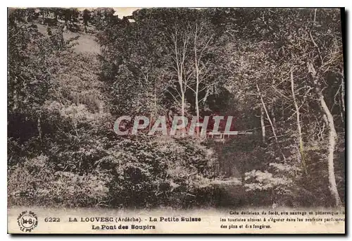 Cartes postales La Louvesc Ardeche La Petite Suisse Le Pont des Soupirs