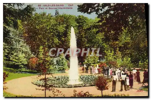 Cartes postales Vals les Bains Cap Parc et Source Intermittente