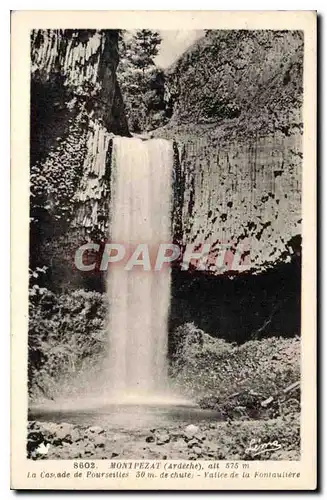 Cartes postales Montpezat Ardeche La Cascade de Pourseilles Vallee de la Fontaultere