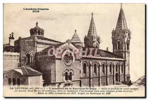 Ansichtskarte AK La Louvesc L'Ensemble de la Basilique St Regis