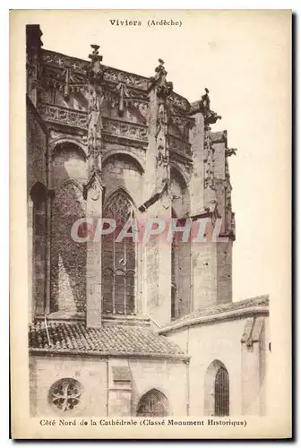 Cartes postales Viviers Ardeche Cote Nord de la Cathedrale Classe Monument Historique