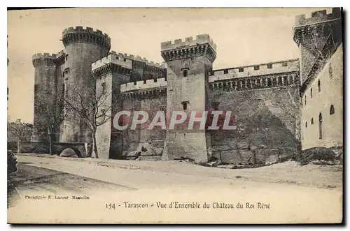 Cartes postales Tarascon Vue de Ensemble du Chateau du Roi Rene