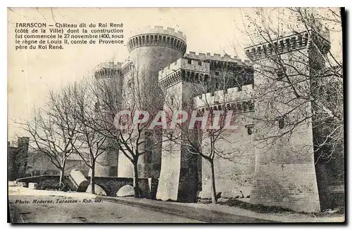 Ansichtskarte AK Tarascon Chateau dit du Roi Rene Cote de la Ville