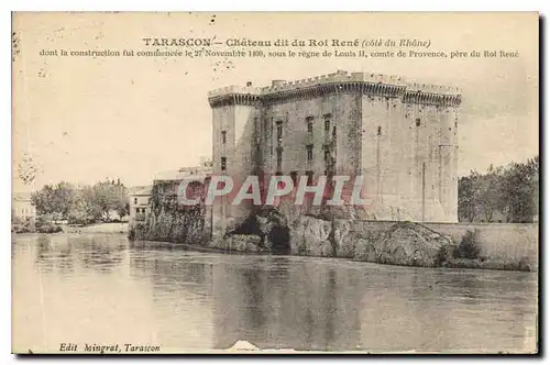 Cartes postales Tarascon Chateau dit du Roi Rene Cote du Rhone