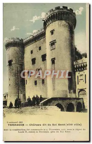 Cartes postales Tarascon Chateau dit du Roi Rene Cote Ville