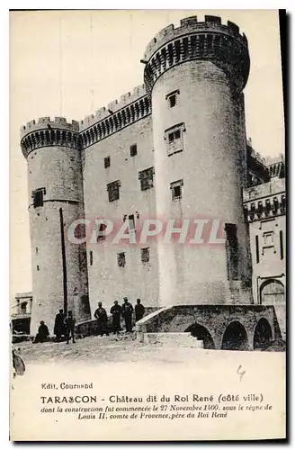 Cartes postales Tarascon Chateau dit du Roi Rene Cote Ville