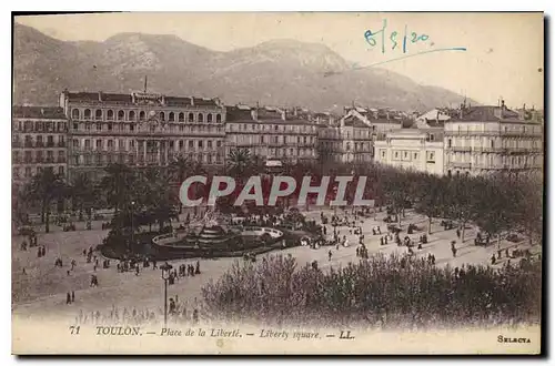 Cartes postales Toulon Place de la Liberte