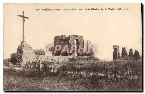 Cartes postales Frejus Var Le Calvaire croix de la Mission