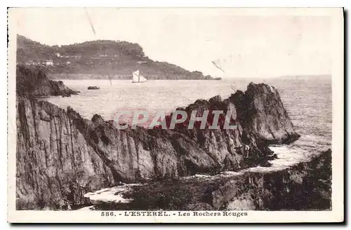 Ansichtskarte AK L'Esterel Les Rochers Rouges