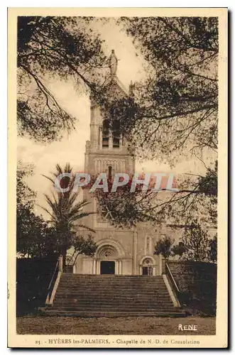 Cartes postales Hyeres les Palmiers Chapelle de N D de Consolation