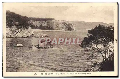 Ansichtskarte AK Toulon Cap Brun Falaise de Ste Marguerite