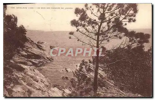 Ansichtskarte AK Cavalaire Var un coin des Rochers de Lacron