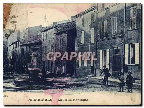 Ansichtskarte AK Pourrieres la Belle Fontaine