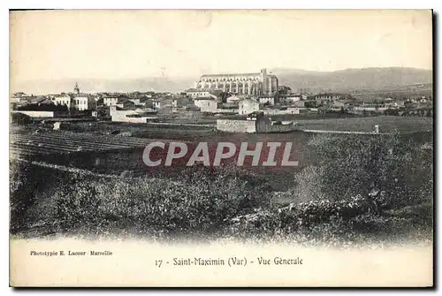 Cartes postales Saint Maximin Var vue generale