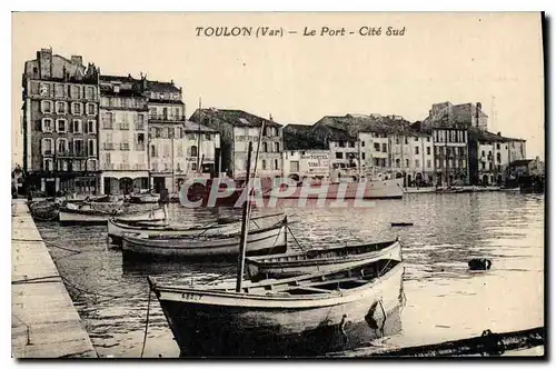 Cartes postales Toulon Var le Port Cite Sud Bateaux