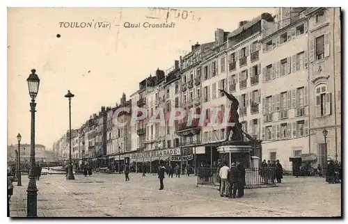 Cartes postales Toulon Var Quai Cronstadt