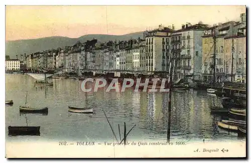 Cartes postales Toulon Vue generale du Quai Construit en 16606