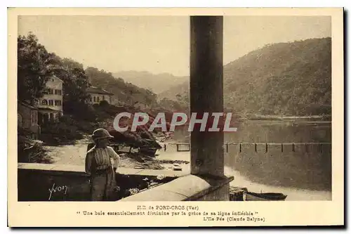 Ansichtskarte AK Ile de Port Cros Var une baie essentiellement feminine par la grace de sa ligne inflechie l'Ile