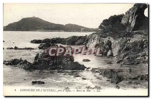 Ansichtskarte AK Corniche de l'Esterel pres d'Agay Bord de Mer