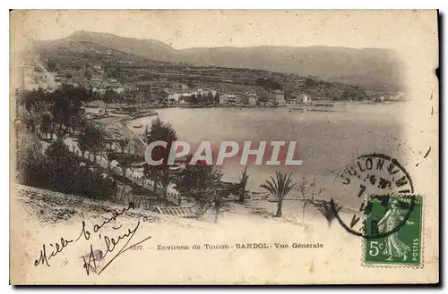 Ansichtskarte AK Environs de Toulon Bandol vue generale