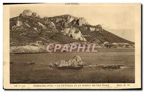 Ansichtskarte AK Corniche d'Or Le St Pilon et le Massif du Cap Roux