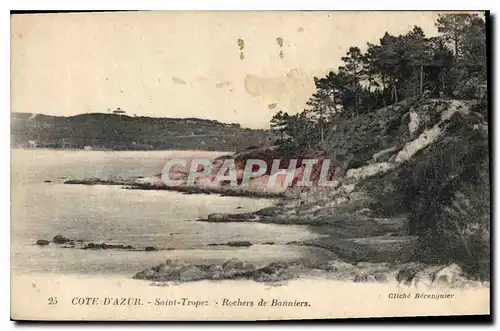 Cartes postales Cote d'Azur Saint Tropez Rochers de Banniers