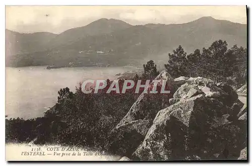 Ansichtskarte AK Cote d'Azur l'Esterel vue prise de la Table d'Orientale