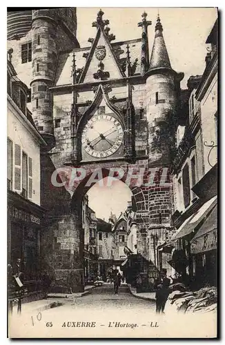 Cartes postales Auxerre l'Horloge