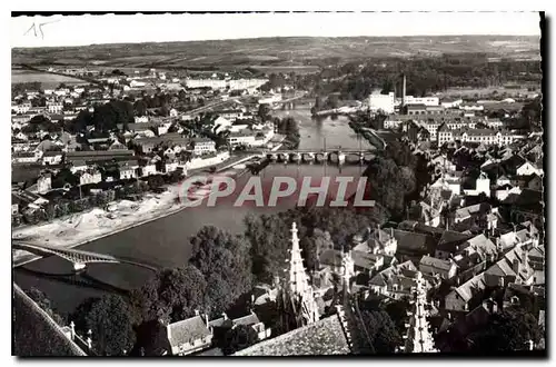 Ansichtskarte AK Auxerre Yonne vue generale