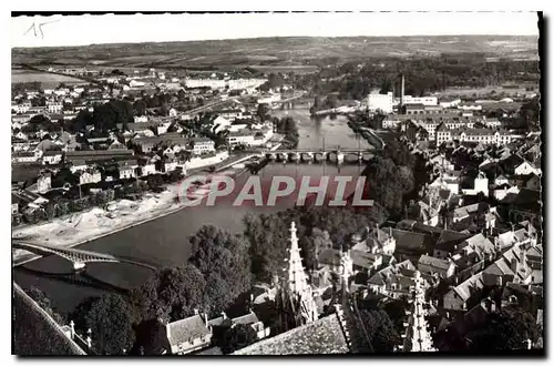 Cartes postales Auxerre Yonne vue generale