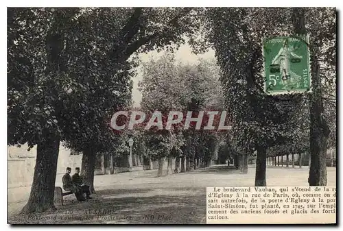 Cartes postales Auxerre Boulevard Vauban